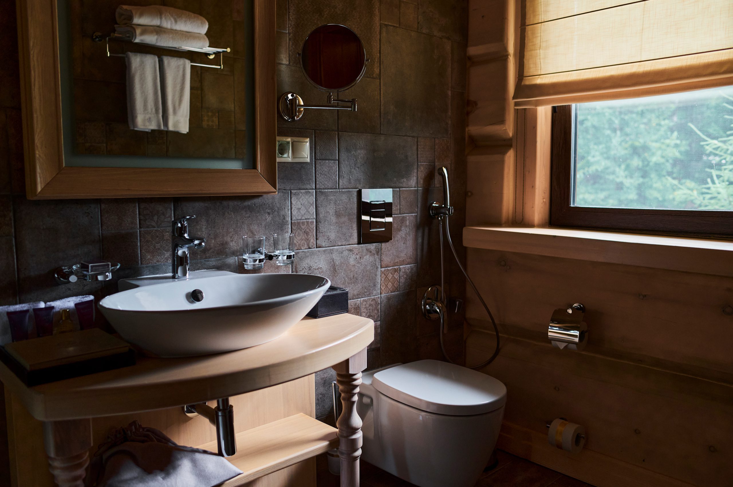 hotel-room in concept back to nature warm colors